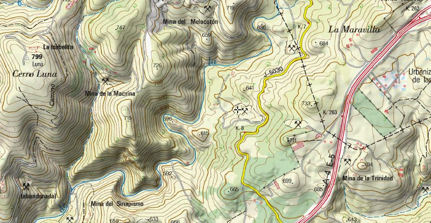 Mina San Juan - Mina San Juan. Mapa