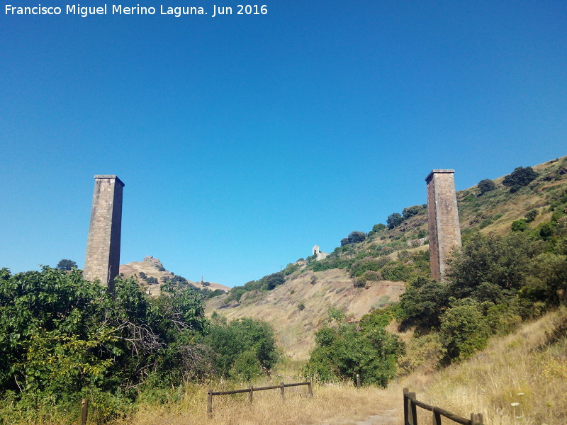 Viaducto de la Aquisgrana - Viaducto de la Aquisgrana. Pilares