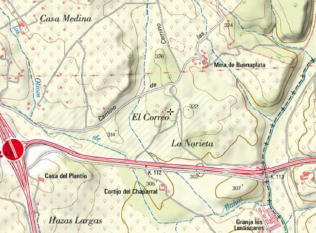 Pozo Adelaida - Pozo Adelaida. Mapa