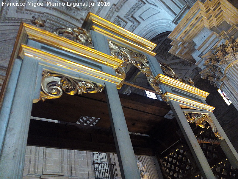 Catedral de Jan. rgano Realejo - Catedral de Jan. rgano Realejo. Parte superior barroca