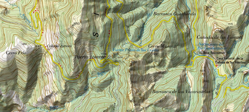 Puerto Lorente - Puerto Lorente. Mapa