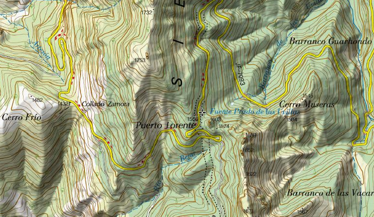 Fuente del Prado de las Ubillas - Fuente del Prado de las Ubillas. Mapa