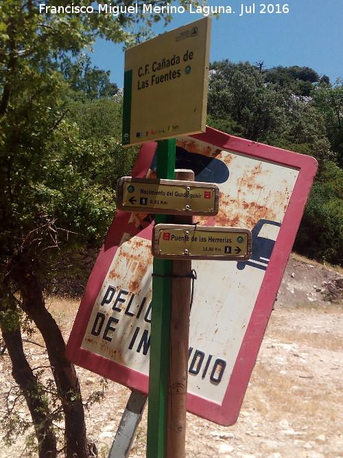 rea recretativa Caada de las Fuentes - rea recretativa Caada de las Fuentes. Carteles