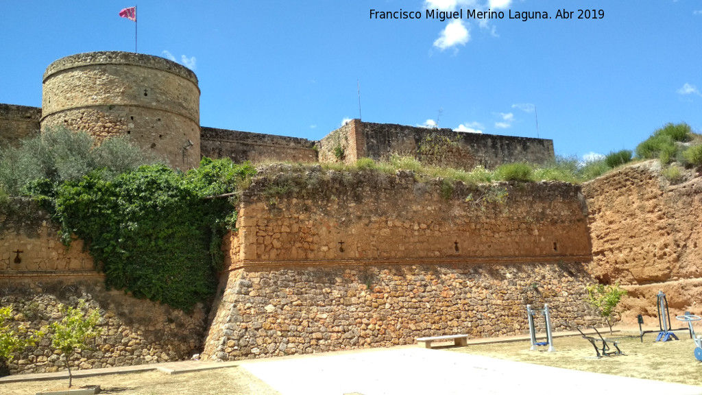 Castillo de los Guzmanes - Castillo de los Guzmanes. Lateral este