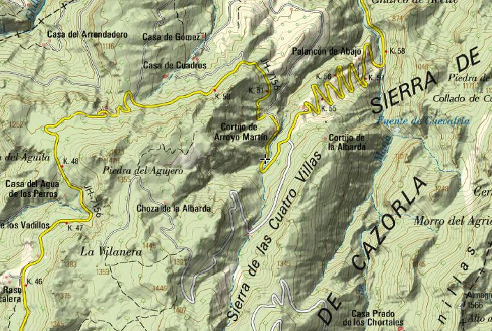 rea recreativa Fuente de los Cerezos - rea recreativa Fuente de los Cerezos. Mapa