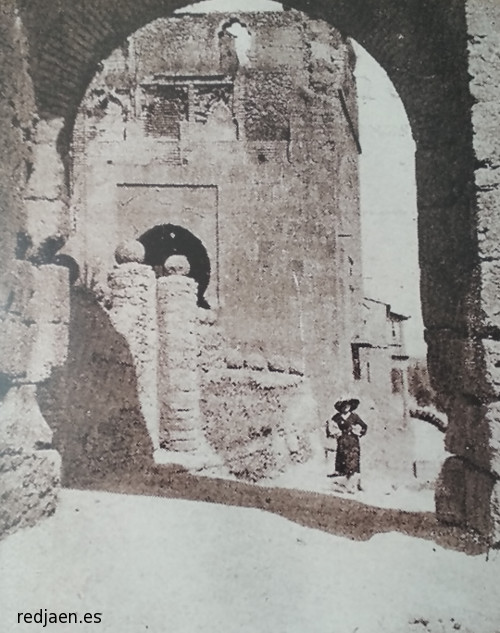 Muralla de Niebla - Muralla de Niebla. Foto antigua. Puerta del Buey