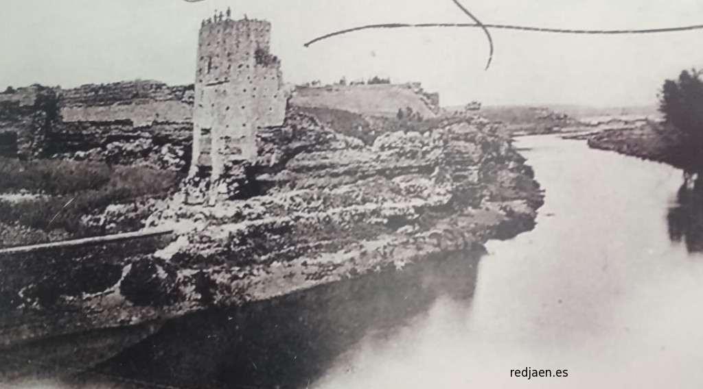 Muralla de Niebla - Muralla de Niebla. Foto antigua. Torre del Oro