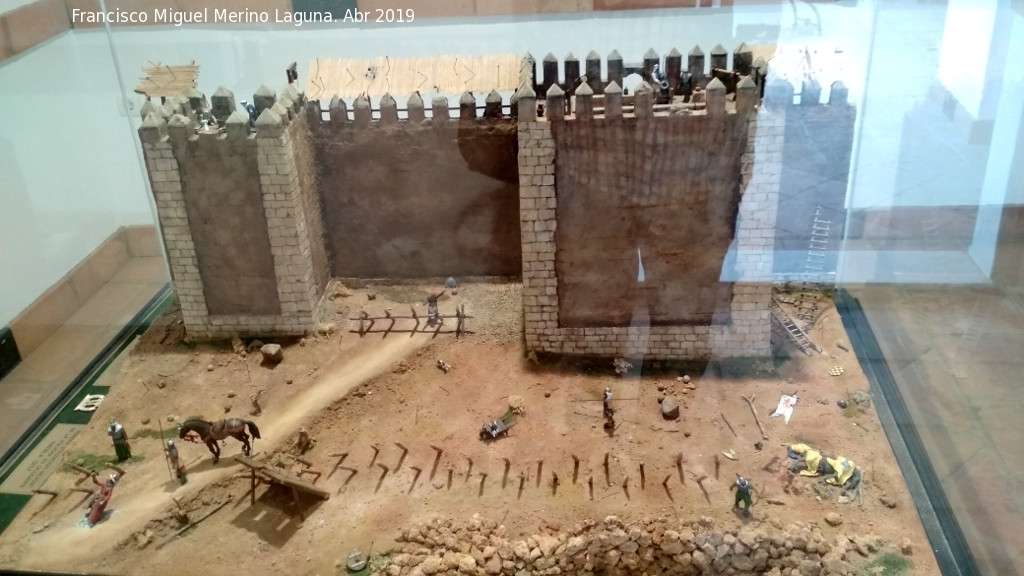 Muralla de Niebla - Muralla de Niebla. Maqueta. Museo del Hospital de los ngeles