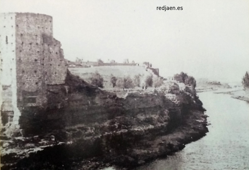 Muralla de Niebla - Muralla de Niebla. Foto antigua de la parte de la Torre del Oro