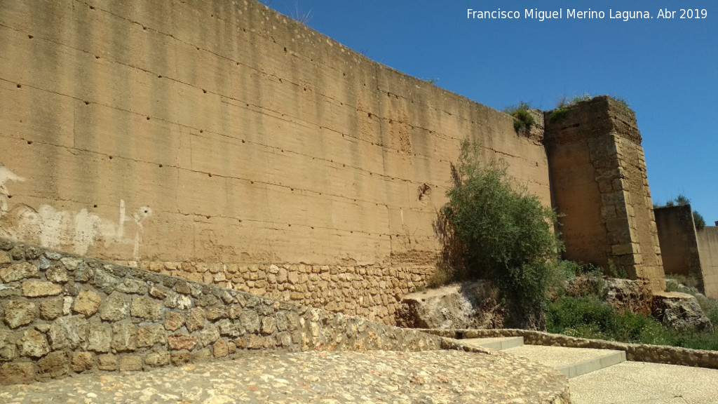 Muralla de Niebla - Muralla de Niebla. Tapial sur junto a la Puerta del Agua