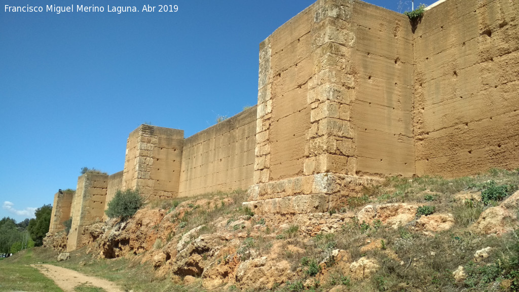 Muralla de Niebla - Muralla de Niebla. Muralla sur entre la Puerta del Buey y la Puerta del Agua