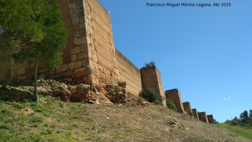 Muralla de Niebla - Muralla de Niebla. Muralla sur entre la Puerta del Buey y la Puerta del Agua