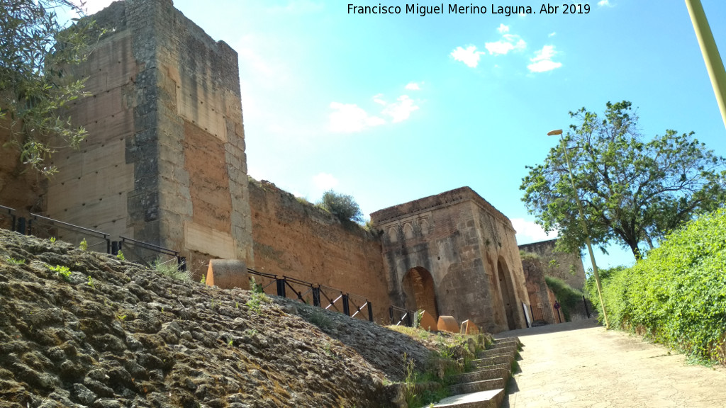 Muralla de Niebla - Muralla de Niebla. Zona de la Puerta de Sevilla