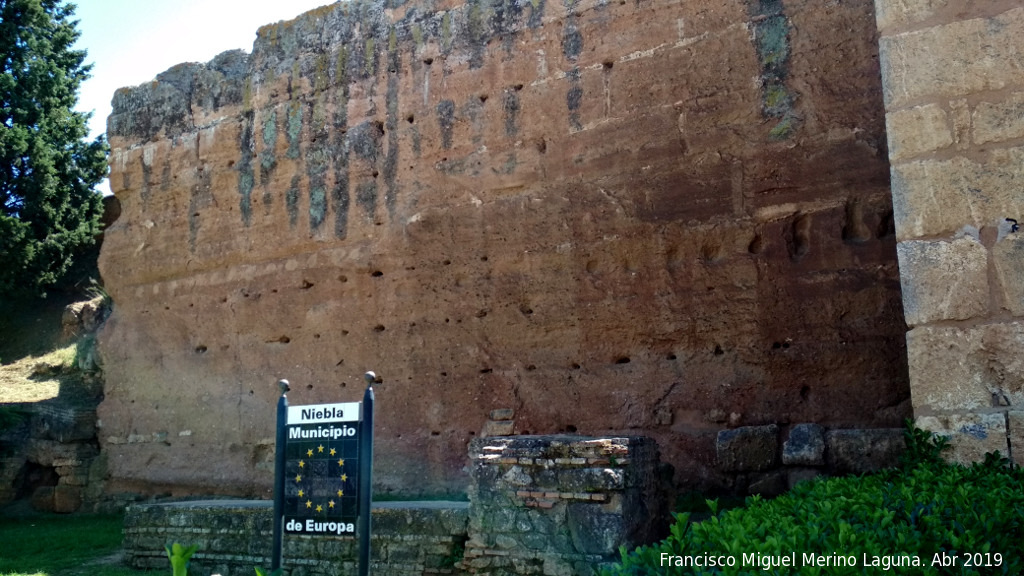 Muralla de Niebla - Muralla de Niebla. Muro de tapial