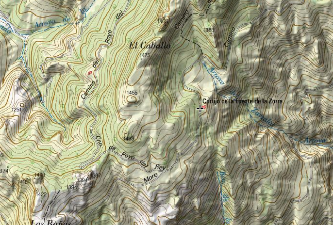 Refugio Casa Forestal La Zarza - Refugio Casa Forestal La Zarza. Mapa