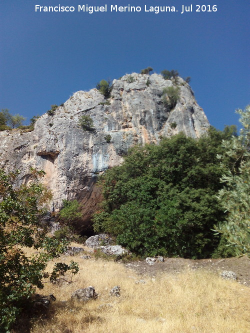 Pinturas y petroglifos rupestres de la Cueva del Encajero - Pinturas y petroglifos rupestres de la Cueva del Encajero. Cueva