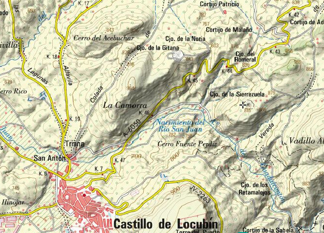 La Sierrezuela - La Sierrezuela. Mapa