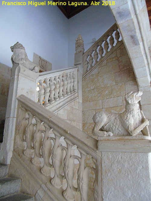 Casa de las Conchas - Casa de las Conchas. Escalera