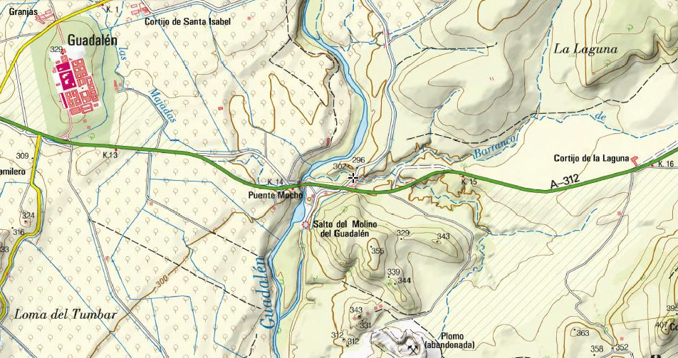 Puente del Acueducto - Puente del Acueducto. Mapa