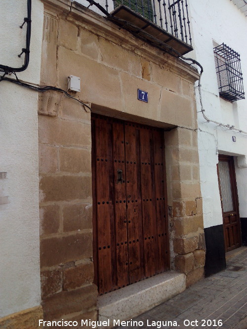 Casa de la Calle Horno de la Merced n 7 - Casa de la Calle Horno de la Merced n 7. Portada