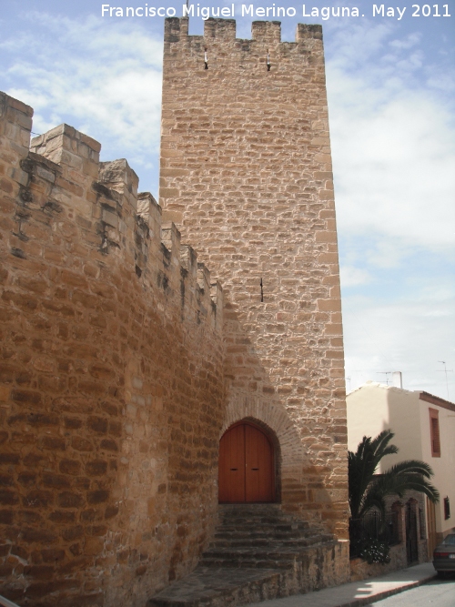 Castillo del Trovador Macias - Castillo del Trovador Macias. Torre-Puerta