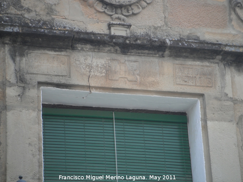 Casa del Juzgado - Casa del Juzgado. Dintel del balcn