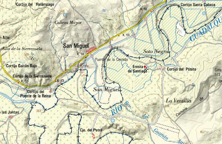 Ermita de Santiago - Ermita de Santiago. Mapa