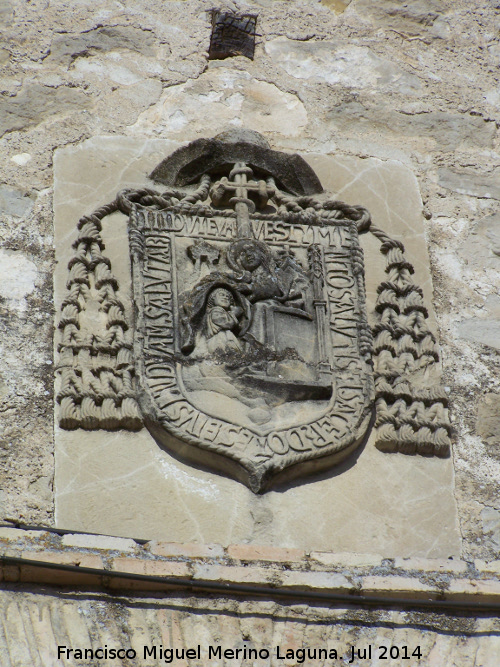 Iglesia de Ntra Sra de la Paz - Iglesia de Ntra Sra de la Paz. Escudo