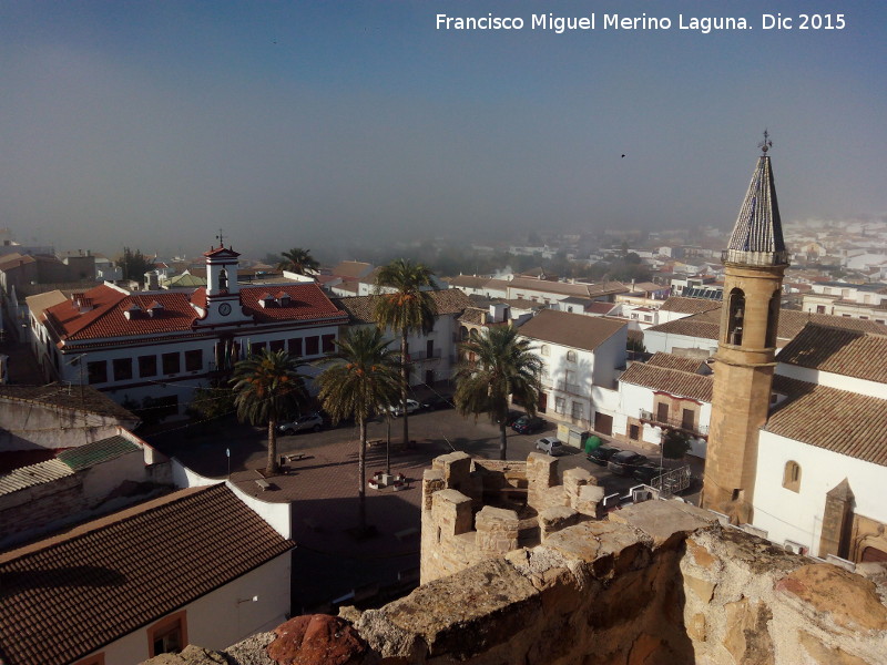 Plaza de la Constitucin - Plaza de la Constitucin. Desde el Castillo de Lopera