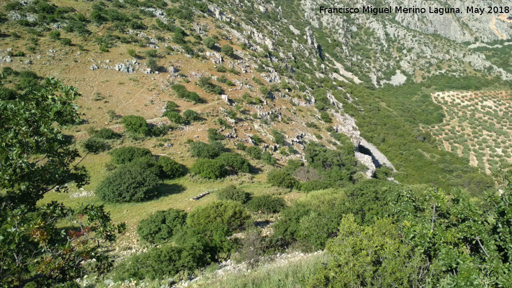 Collado de los Bastianes - Collado de los Bastianes. Desde el Cerro Veleta con vistas hacia la fuente