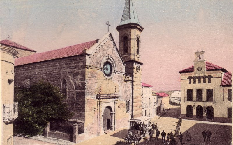 Iglesia de Ntra Sra de la Paz - Iglesia de Ntra Sra de la Paz. Foto antigua