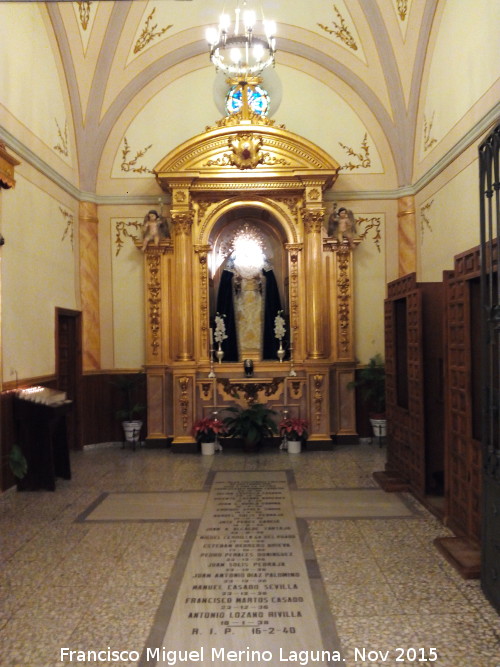 Iglesia de Ntra Sra de la Paz - Iglesia de Ntra Sra de la Paz. Capilla