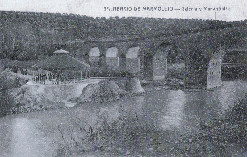 Balneario de Marmolejo - Balneario de Marmolejo. Foto antigua