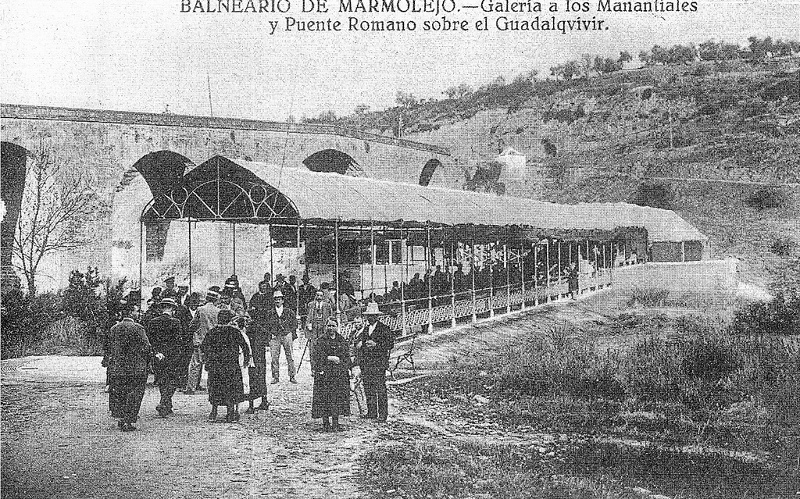 Balneario de Marmolejo - Balneario de Marmolejo. Foto antigua