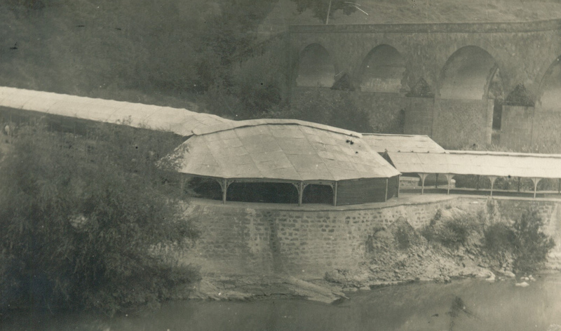 Balneario de Marmolejo - Balneario de Marmolejo. Foto antigua