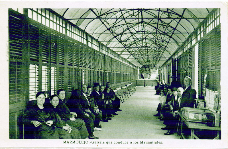 Balneario de Marmolejo - Balneario de Marmolejo. Foto antigua