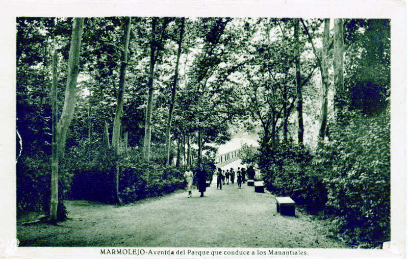 Balneario de Marmolejo - Balneario de Marmolejo. Foto antigua