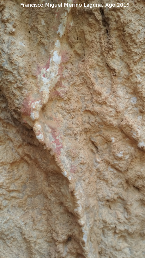 Pinturas rupestres y petroglifos Cueva del Clarillo - Pinturas rupestres y petroglifos Cueva del Clarillo. Pinturas del grupo 4