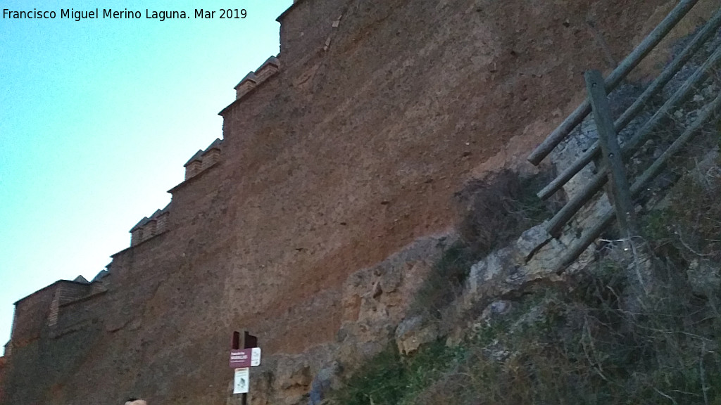 Muralla de Daroca - Muralla de Daroca. Intramuros, murallas del oeste