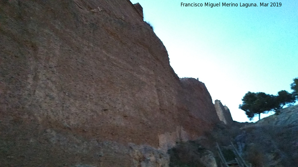 Muralla de Daroca - Muralla de Daroca. Intramuros. Murallas de tapial del oeste