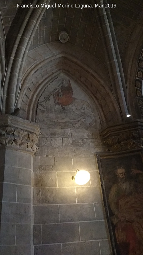 Catedral de Santa Mara de la Huerta - Catedral de Santa Mara de la Huerta. Frescos