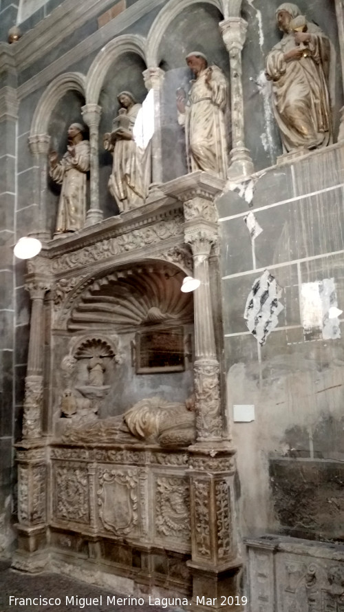 Catedral de Santa Mara de la Huerta - Catedral de Santa Mara de la Huerta. Tumba