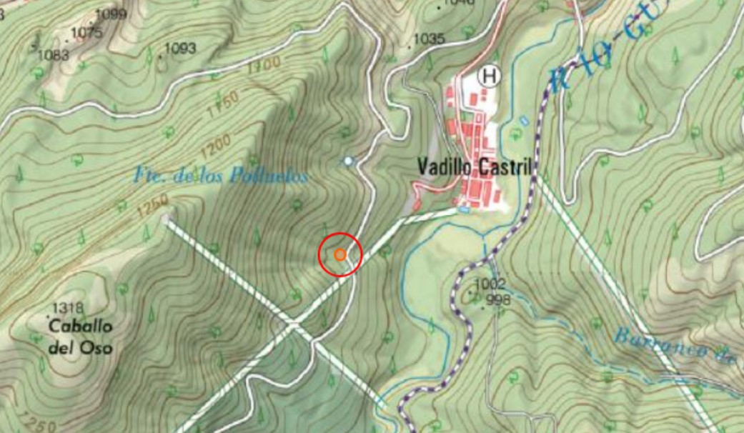 Fuente de los Polluelos - Fuente de los Polluelos. Mapa