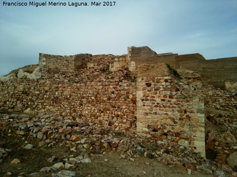 Castillo de Alarcos - Castillo de Alarcos. Zona de la Puerta del Castillo