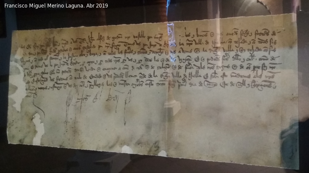 Historia de Niebla - Historia de Niebla. Documento. Museo del Hospital de los ngeles