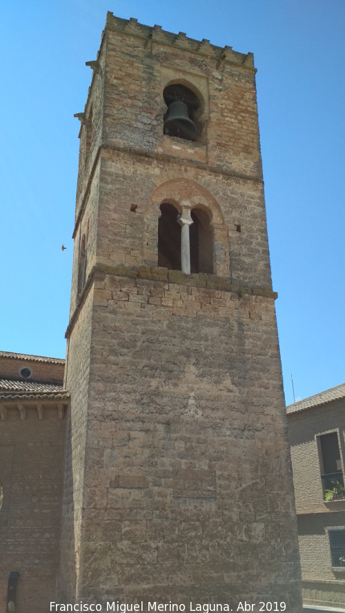 Iglesia de Santa Mara de la Granada - Iglesia de Santa Mara de la Granada. Campanario alminar