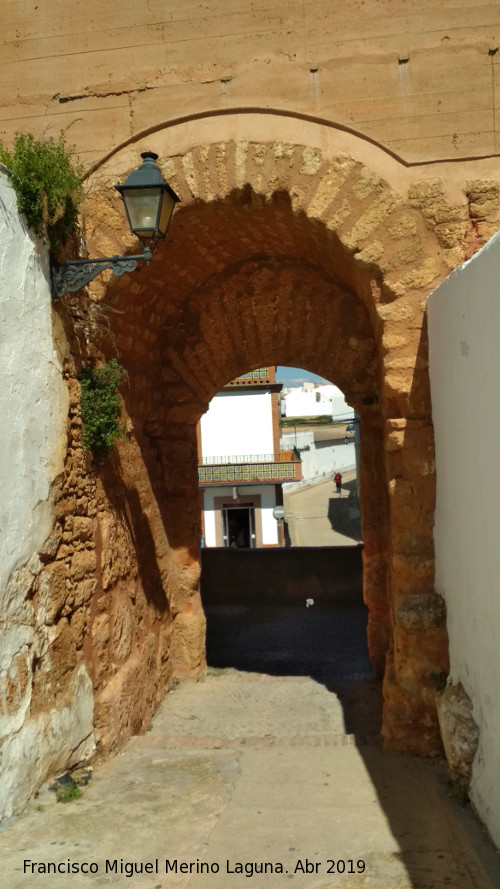 Muralla de Niebla. Puerta del Agujero - Muralla de Niebla. Puerta del Agujero. Desde intramuros