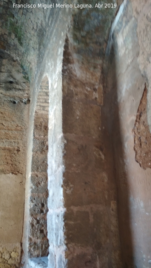 Muralla de Niebla. Puerta del Socorro - Muralla de Niebla. Puerta del Socorro. Arco del interior de la torre