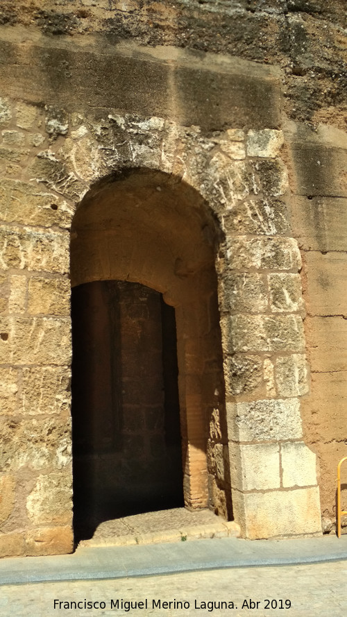 Muralla de Niebla. Puerta del Socorro - Muralla de Niebla. Puerta del Socorro. Intramuros