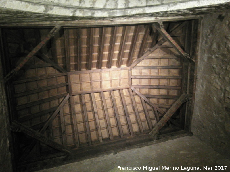 Ermita de Alarcos - Ermita de Alarcos. Artesonado